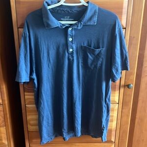 Vineyard Vines Polo Shirt navy blue Pima cotton, men’s size L